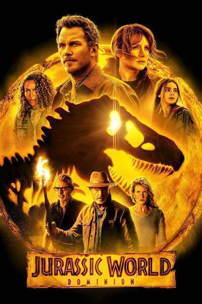 Jurassic World Dominion Hindi Dubbed Movie Poster (2022)