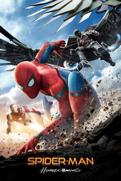 Spider-Man: Homecoming Hindi Dubbed Movie Poster (2017)