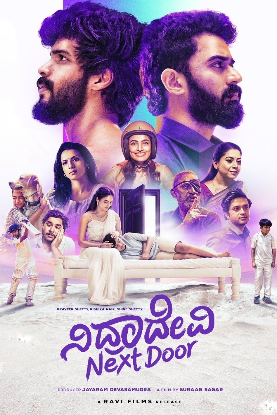 Nidradevi Next Door Hindi Dubbed Movie Poster (2025)
