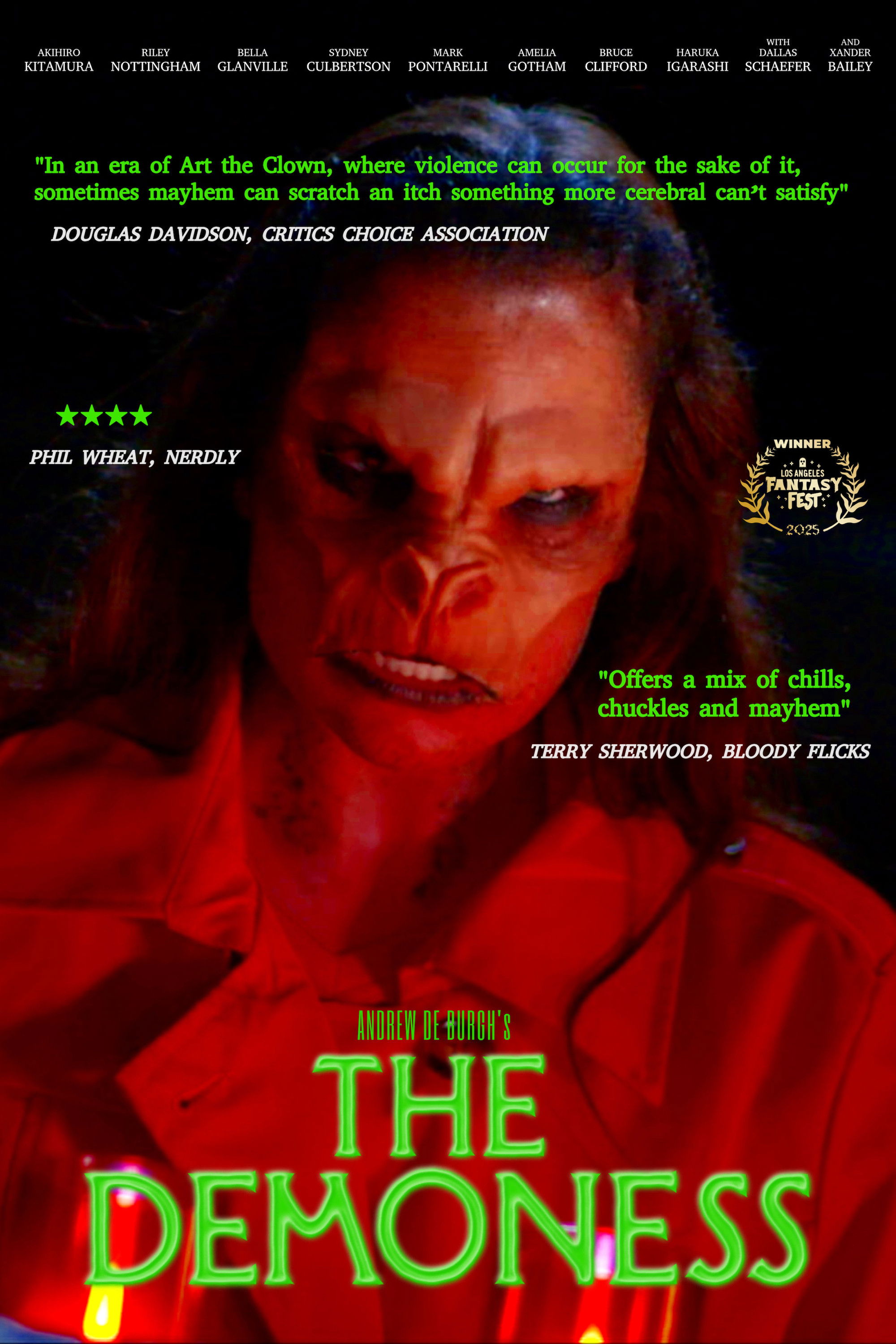 The Demoness Hindi Dubbed Movie Poster (2025)